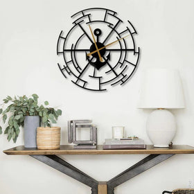 Nautical Anchor Wall Clock – Modern Design for Coastal or Minimalist Interiors